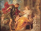 Peter Paul Rubens Mars and Rhea Silvia painting